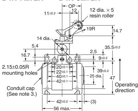 OMRON D4N-R - 2-conduits Models - 6