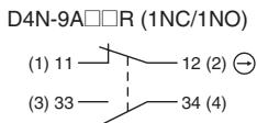 OMRON D4N-R - Connector Type - 3