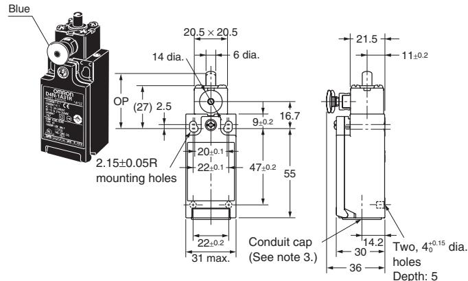 OMRON D4N-R - 1-conduit Models - 1