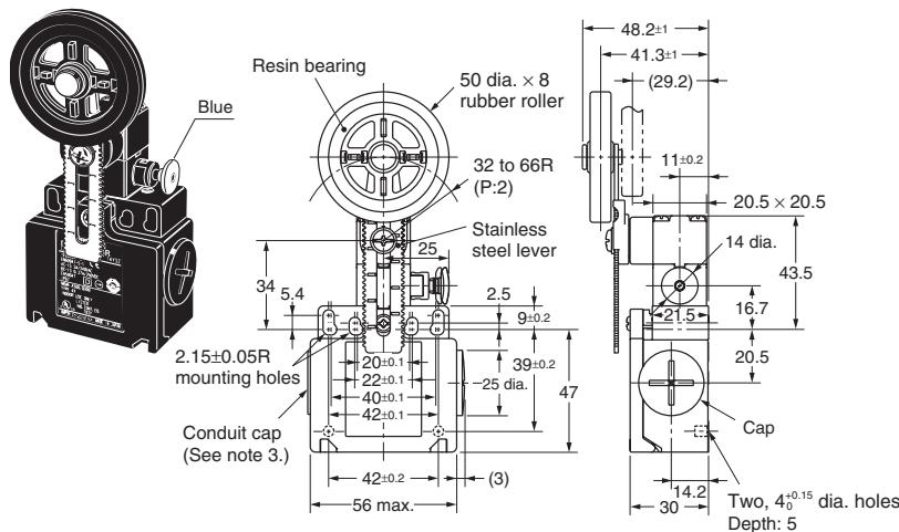 OMRON D4N-R - 2-conduits Models - 3