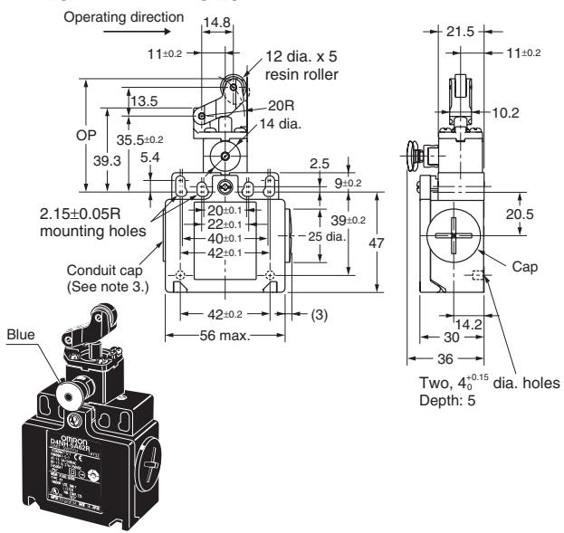 OMRON D4N-R - 2-conduits Models - 5