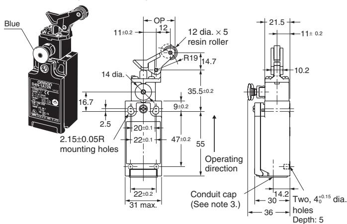 OMRON D4N-R - 1-conduit Models - 4