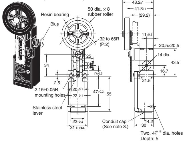 OMRON D4N-R - 1-conduit Models - 2