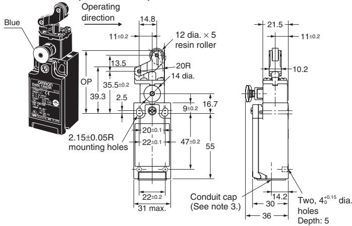 OMRON D4N-R - 1-conduit Models - 3