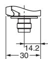 OMRON D4NH - 1-conduit M12 Connector - 2