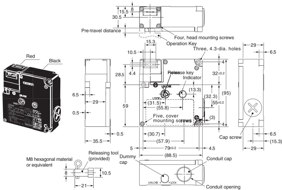 OMRON D4NL - Switches - 4