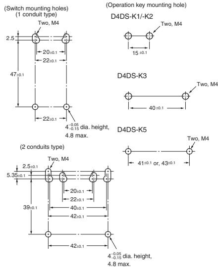 OMRON D4NS - Mounting method - 1