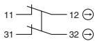 OMRON D4NS - Contact arrangement - 2