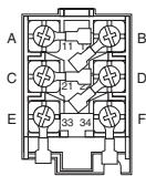 OMRON D4NS - Wiring - 1