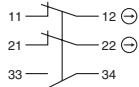 OMRON D4NS - Contact arrangement - 4