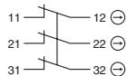 OMRON D4NS - Contact arrangement - 1
