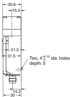 OMRON D4NS - 1-conduit Connector Models - 4
