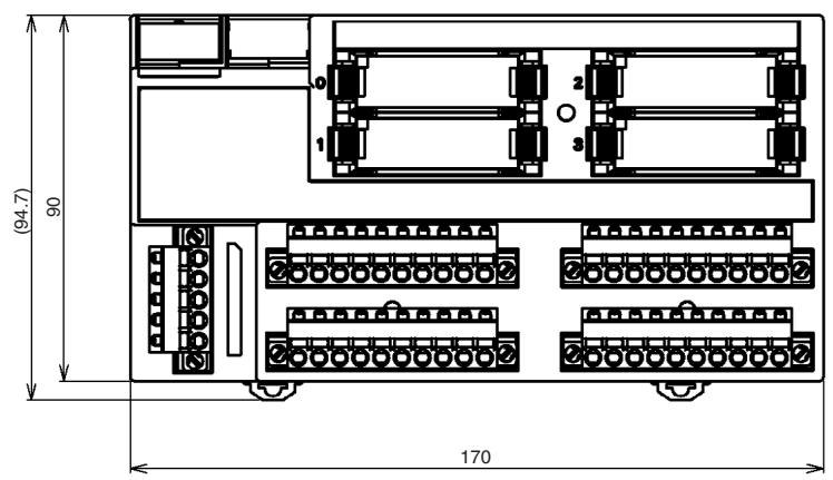 OMRON DEVICENET SAFETY - 5-3-6 Dimensions - 1