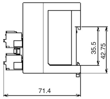 OMRON DEVICENET SAFETY - 5-1-5 Dimensions - 2