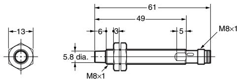 OMRON E2A - M8 Connector Models (Non-shielded) - 3