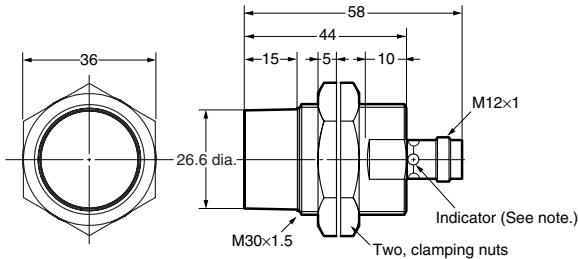 OMRON E2A - E2A-M30KN20-M1- /E2A-S30KN20-M1- - 1