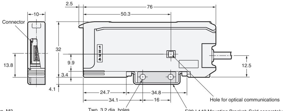 OMRON E2C-EDA - Amplifier Units with Cables - 7
