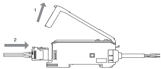 OMRON E2C-EDA - Connecting and Disconnecting Sensor Heads - 1