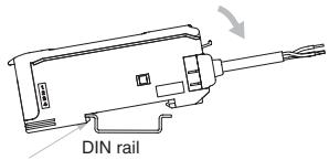 OMRON E2C-EDA - Installing and Removing Amplifier Units Installing Amplifier Units - 1