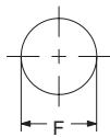 OMRON E2F-Y - Mounting Hole Dimension - 1