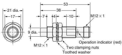 OMRON E2F-Y - Pre-wired Models (Unshielded) - 10