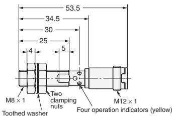 OMRON E2FM - M12 Connector Models - 2