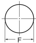 OMRON E2FM - Mounting Hole Dimensions - 1