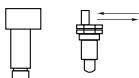 OMRON E3F - E3FZ easy mounting sensor in short M18 plastic housing - 5