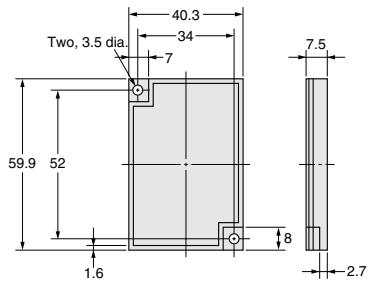 OMRON E3F2 - Reflector - 2