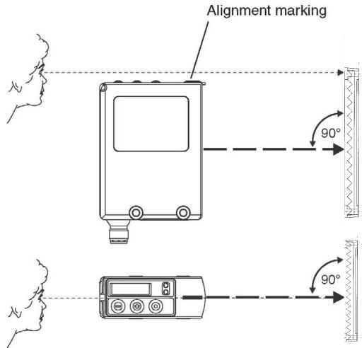 OMRON E3NT-R - 8-3 Aligning the sensor - 1