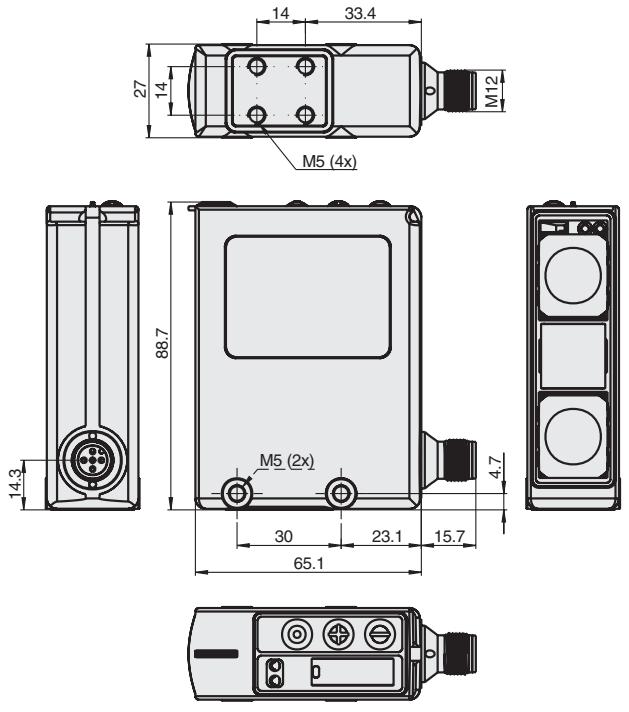 OMRON E3NT-R - 3-4-1 Sensor E3NT-R17 and E3NT-RH17 (with horizontal connector) - 1