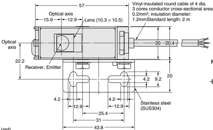 OMRON E3S-67 - Retroreflective Models - 2