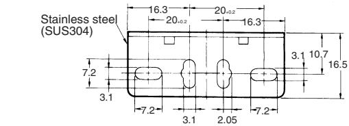 OMRON E3S-A - Standard Mounting Bracket (for E3S-A Vertical Sensor) E39-L70 - 2