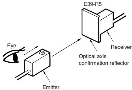 OMRON E3S-A - Optical Axis Reflector (E39-R5 Order Separately) - 1