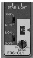 OMRON E3S-CL - 6-turn adjuster with indicator - 1