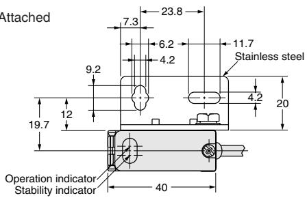 OMRON E3S-CL - Dimensions (Unit: mm) - 2