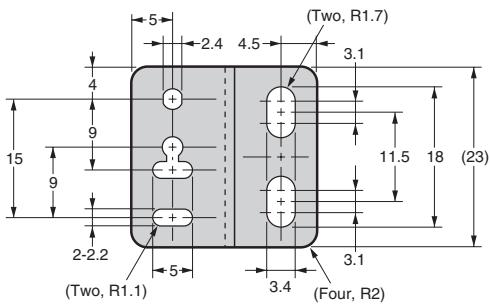 OMRON E3T - Mounting Brackets for Side-view Models - 20