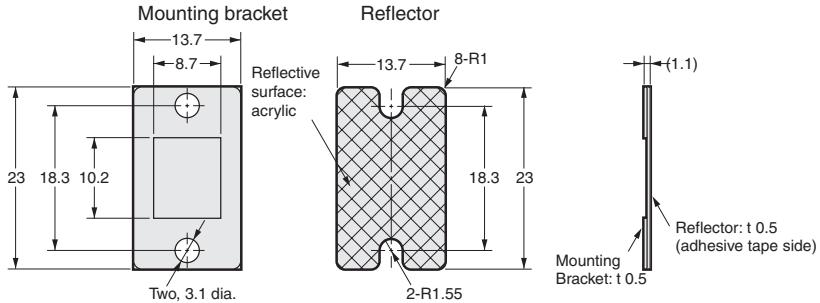 OMRON E3T - Reflector - 2