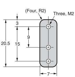 OMRON E3T - Mounting Brackets for Side-view Models - 14
