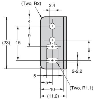 OMRON E3T - Mounting Brackets for Side-view Models - 12