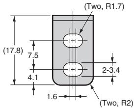 OMRON E3T - Mounting Brackets for Side-view Models - 3