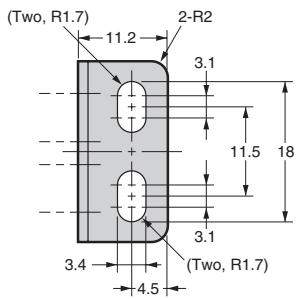 OMRON E3T - Mounting Brackets for Side-view Models - 10