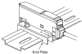 OMRON E3X - - Mounting the End Plate (PFP-M) - 1
