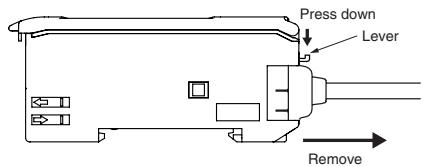 OMRON E3X - Removing Connectors - 1