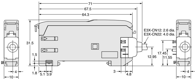 OMRON E3X-DA-N - Amplifier units with Cables, Water-resistant Models - 17