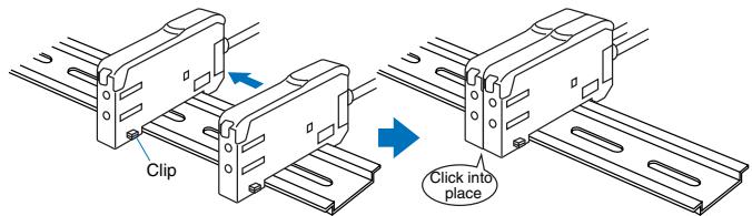 OMRON E3X-DA-N - Connection/removing of amplifier units - 2