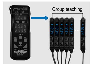 OMRON E3X-DA-N - Simultaneous turning possible using group teaching. - 1
