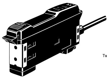OMRON E3X-DA-N - Amplifier units with Cables, Water-resistant Models - 1
