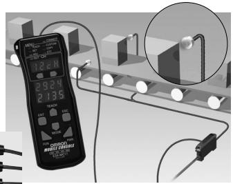 OMRON E3X-DA-N - Sensor head flashing during Amplifier operation Alternatively, the amplifier channel can be displayed. - 1