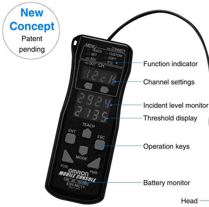 OMRON E3X-DA-N - Incident level and threshold can be displayed simultaneously. - 1